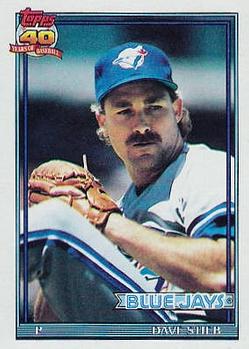 1991 Topps #460 Dave Stieb Front
