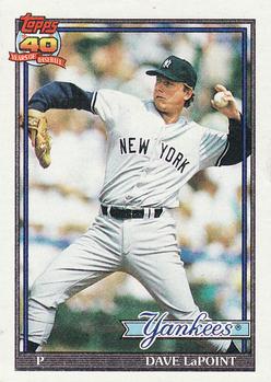 1991 Topps #484 Dave LaPoint Front
