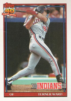 1991 Topps #555 Turner Ward Front