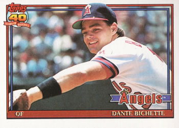 1991 Topps #564 Dante Bichette Front