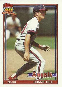 1991 Topps #36 Donnie Hill Front