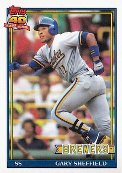 1991 Topps #68 Gary Sheffield Front