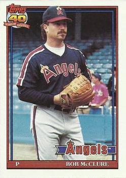 1991 Topps #84 Bob McClure Front