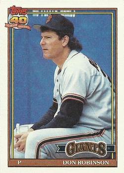 1991 Topps #104 Don Robinson Front