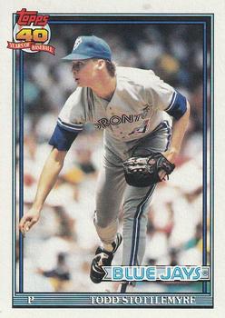 1991 Topps #348 Todd Stottlemyre Front