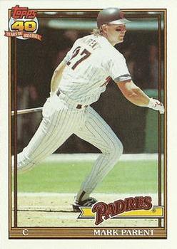 1991 Topps #358 Mark Parent Front