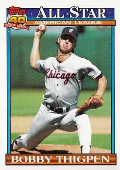1991 Topps #396 Bobby Thigpen Front
