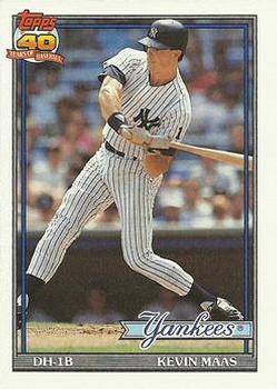 1991 Topps #435 Kevin Maas Front