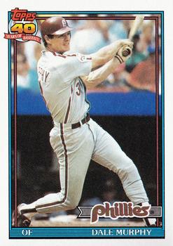 1991 Topps #545 Dale Murphy Front