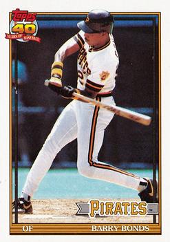 1991 Topps #570 Barry Bonds Front