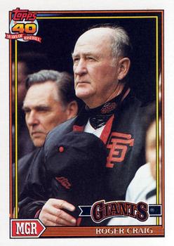 1991 Topps #579 Roger Craig Front