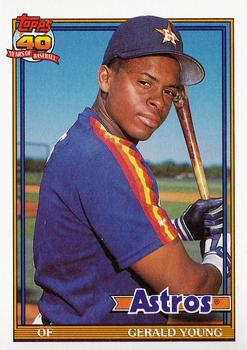 1991 Topps #626 Gerald Young Front