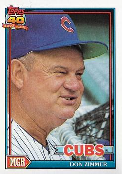 1991 Topps #729 Don Zimmer Front
