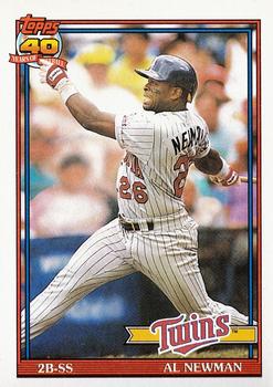 1991 Topps #748 Al Newman Front