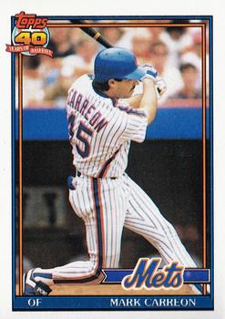 1991 Topps #764 Mark Carreon Front