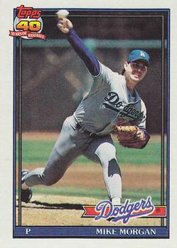 1991 Topps #631 Mike Morgan Front