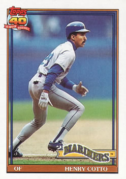 1991 Topps #634 Henry Cotto Front