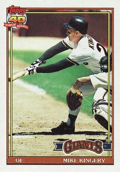 1991 Topps #657 Mike Kingery Front