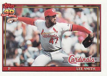 1991 Topps #660 Lee Smith Front