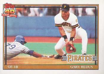 1991 Topps #771 Gary Redus Front