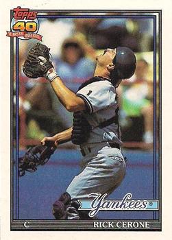 1991 Topps #237 Rick Cerone Front