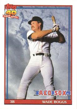 1991 Topps #450 Wade Boggs Front