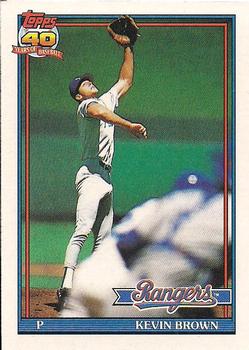 1991 Topps #584 Kevin Brown Front