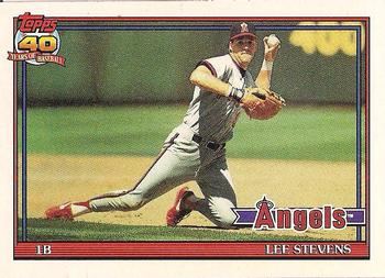 1991 Topps #648 Lee Stevens Front