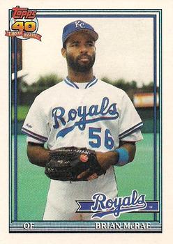 1991 Topps #222 Brian McRae Front