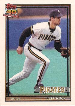 1991 Topps #272 Jeff King Front