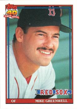1991 Topps #792 Mike Greenwell Front