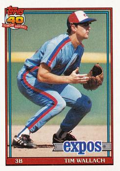 1991 Topps #220 Tim Wallach Front
