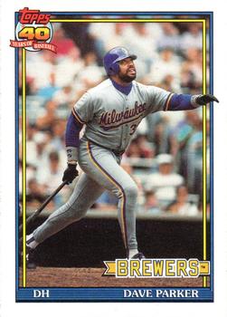 1991 Topps #235 Dave Parker Front