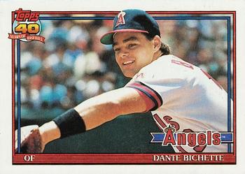 1991 Topps #564 Dante Bichette Front