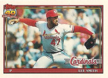 1991 Topps #660 Lee Smith Front