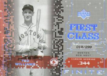 2003 Upper Deck Finite #198 Ted Williams Front