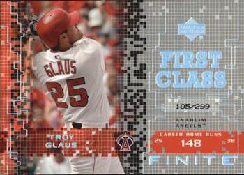 2003 Upper Deck Finite #199 Troy Glaus Front