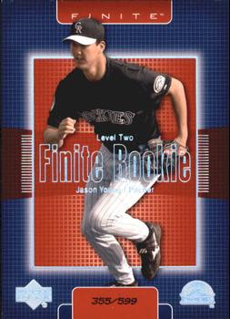 2003 Upper Deck Finite #305 Jason Young Front