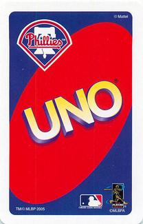 2005 UNO Philadelphia Phillies #B6 Randy Wolf Back