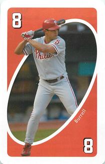 2005 UNO Philadelphia Phillies #R8 Pat Burrell Front