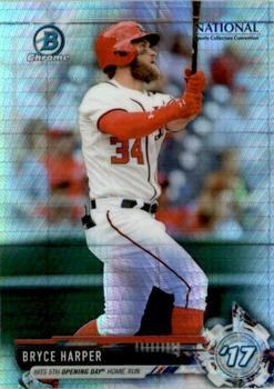 2017 Bowman Chrome - National Sports Collectors Convention Prism Refractors #BNR-BH Bryce Harper Front