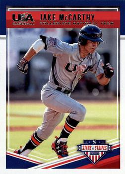 2018 Panini USA Baseball Stars & Stripes #10 Jake McCarthy Front