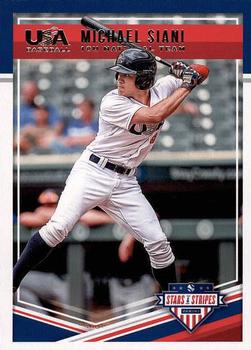 2018 Panini USA Baseball Stars & Stripes #43 Michael Siani Front