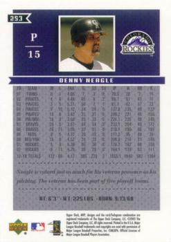 2003 Upper Deck MVP #253 Denny Neagle Back