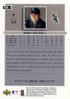 2003 Upper Deck MVP #45 Mark Buehrle Back
