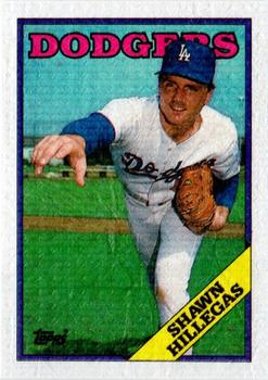 1988 Topps Cloth Test Issue #NNO Shawn Hillegas Front