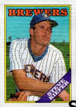 1988 Topps Cloth Test Issue #NNO Steve Kiefer Front