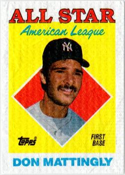 1988 Topps Cloth Test Issue #NNO Don Mattingly Front