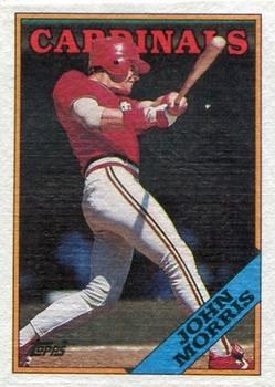 1988 Topps Cloth Test Issue #NNO John Morris Front