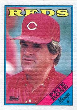 1988 Topps Cloth Test Issue #NNO Pete Rose Front
